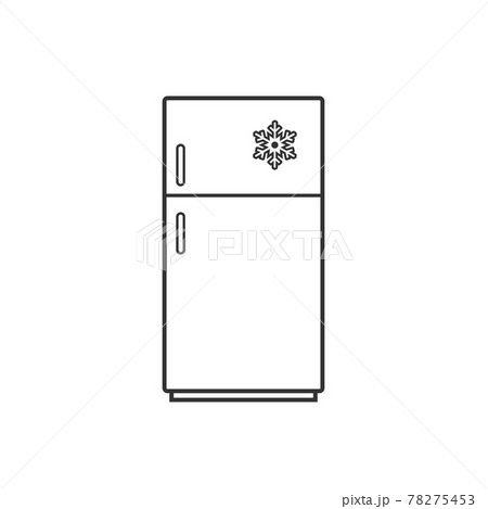 Freezer, refrigerator icon. Vector illustration, flat design. Freezer, refrigerator icon. Vector illustration, flat design. 78275453