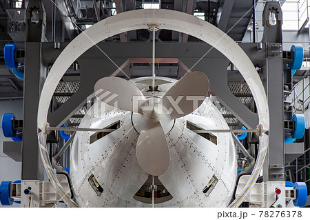 潜水艦救命艦の深海救命艇 DSRV（横須賀市・神奈川）	 78276378