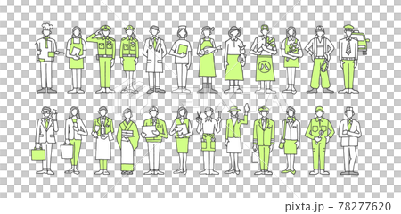 Working people-icon set 78277620