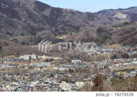 稲穂山から見た埼玉県秩父郡皆野町の風景 78278336
