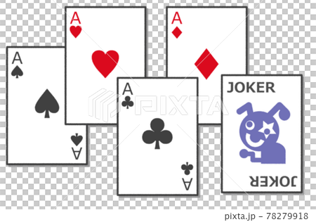 ジョーカーが入っているトランプのカード ジョーカーが入っているトランプのカード 78279918