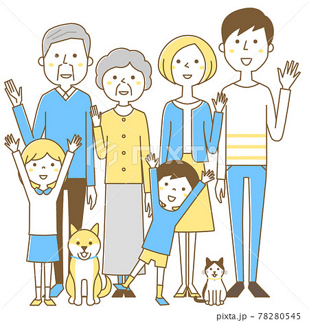 家族　三世代 78280545
