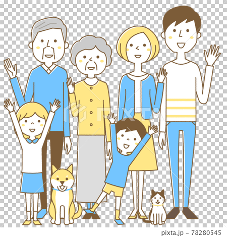 家族　三世代 78280545