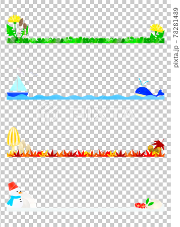 春、夏、秋、冬。 78281489