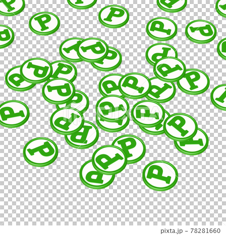 Economic illustration Background material Image of points to be accumulated Green chips scattered (1) Economic illustration Background material Image of points to be accumulated Green chips scattered (1) 78281660