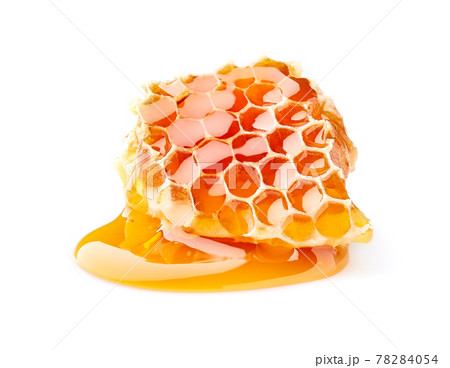 Honeycomb in closeup on white Honeycomb in closeup on white 78284054