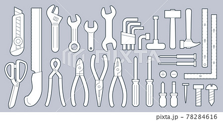 工具アイコンセット 78284616