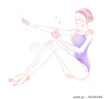 腕をマッサージする女性 腕をマッサージする女性 78285006