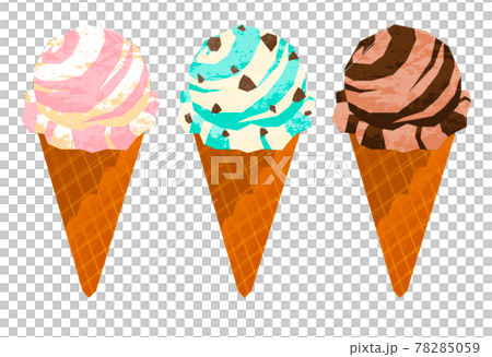 剪紙冰淇淋 78285059