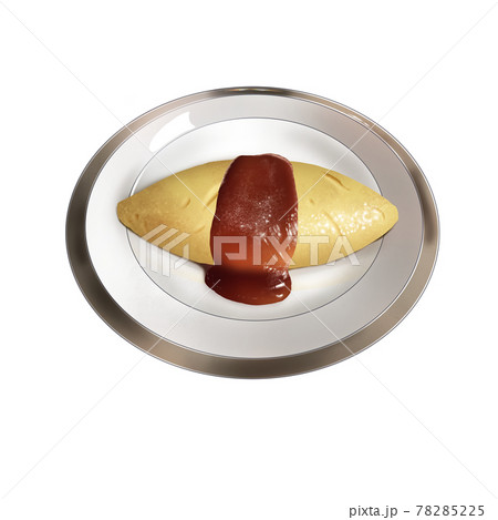 美味しそうな高級オムレツ 78285225