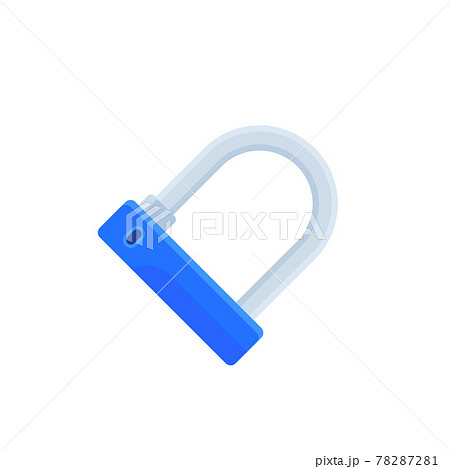 Bike U-Lock icon, vector design 78287281
