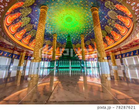 Wat Paknam Bhasicharoen, a temple, pagoda and Buddha statue in Bangkok Thailand 78287621