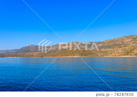 View of the Taurus mountains and the Mediterranean sea near Demre, Antalya province in Turkey View of the Taurus mountains and the Mediterranean sea near Demre, Antalya province in Turkey 78287650