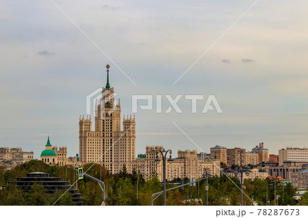 Kotelnicheskaya Embankment Building, one of seven Stalinist skyscrapers in Moscow, Russia 78287673