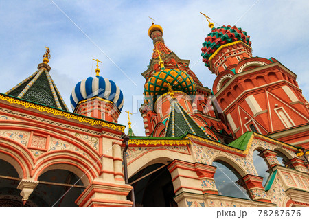 St. Basil's Cathedral on Red Square in Moscow, Russia St. Basil's Cathedral on Red Square in Moscow, Russia 78287676