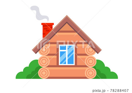 private wooden house in the Russian style. 78288407