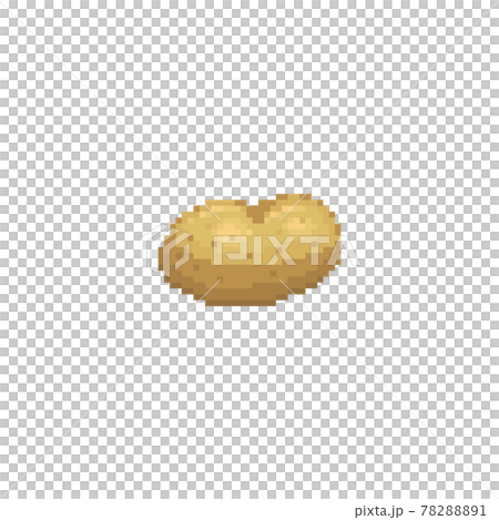 Pixel art potato icon. Vector vintage style illustration potato symbol for graphic web design, paper or fabric. 8 bit pixel retro style gaming potato icon. Pixel art potato icon. Vector vintage style illustration potato symbol for graphic web design, paper or fabric. 8 bit pixel retro style gaming potato icon. 78288891