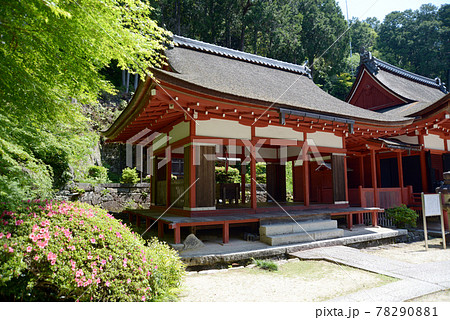 長命寺　護法権現社拝殿　滋賀県近江八幡市 78290881