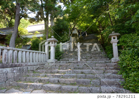 長命寺　参道の入口　滋賀県近江八幡市 78291211