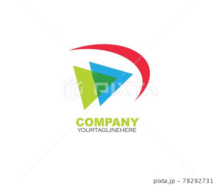 Arrow icon vector illustration Logo Template 78292731