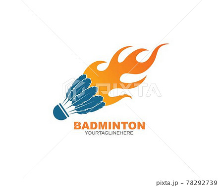 shuttlecock vector icon logo illustration design shuttlecock vector icon logo illustration design 78292739