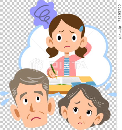 祖父母擔心孫子跟不上學校課程 祖父母擔心孫子跟不上學校課程 78295790