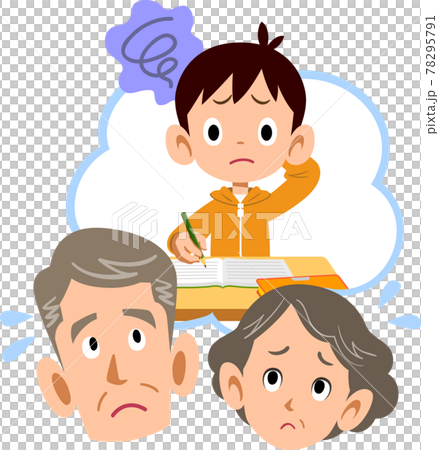 祖父母擔心孫子跟不上學校課程 祖父母擔心孫子跟不上學校課程 78295791