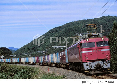 JR貨物 EF81牽引貨物列車 JR貨物 EF81牽引貨物列車 78295888