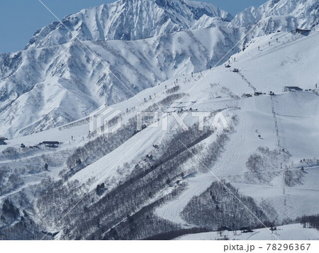 冬の北アルプス　八方尾根 78296367