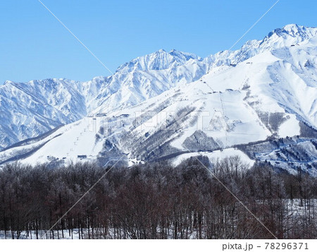冬の北アルプス 八方尾根 冬の北アルプス 八方尾根 78296371