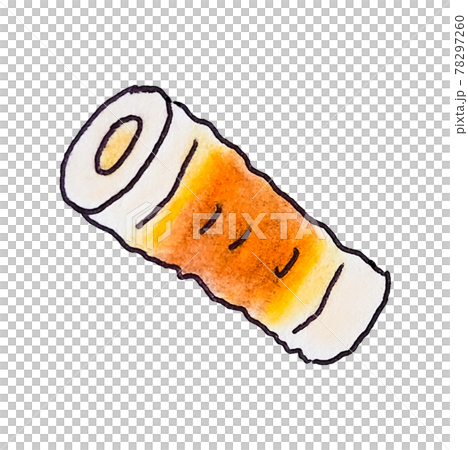 用彩色鉛筆手寫的竹輪 78297260