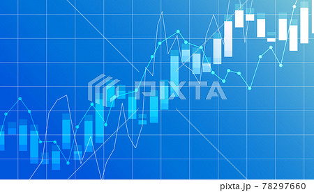 FX-外国為替自動取引のイメージ-ローソク足チャート 78297660