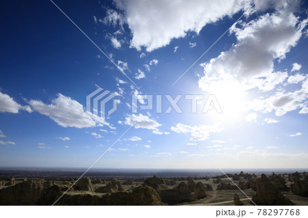 Beautiful view of landscape in desert Beautiful view of landscape in desert 78297768