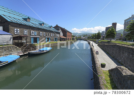小樽運河（同時撮影の動画素材あり） 78300672