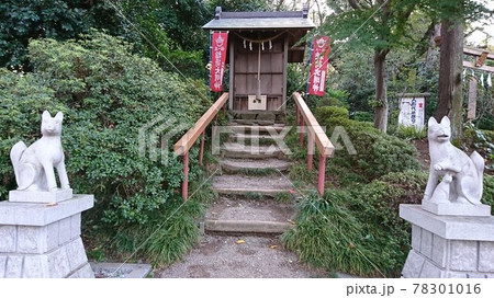 夕暮れの世良田東照宮・開運稲荷社 78301016