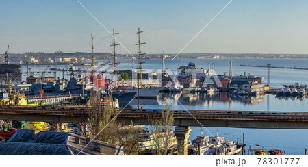 Practical harbor in Odessa, Ukraine 78301777
