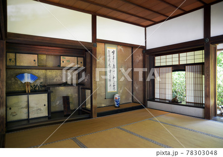 青蓮院　華頂殿床の間　京都市東山区 78303048