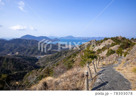 鷲ヶ頭山 登山道(愛媛県今治市大三島) 鷲ヶ頭山 登山道(愛媛県今治市大三島) 78303078