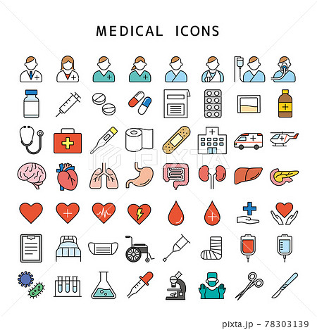 医療アイコンセット 78303139
