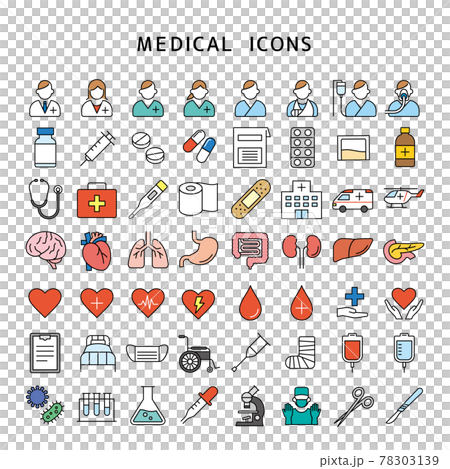 医療アイコンセット 78303139