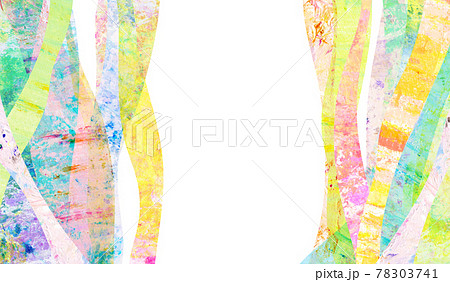 背景素材　アクリル絵具　カラフル 78303741