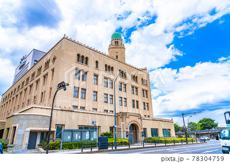 横浜の都市風景 横浜税関(クイーンの塔)/税関資料室周辺の風景 横浜の都市風景 横浜税関(クイーンの塔)/税関資料室周辺の風景 78304759
