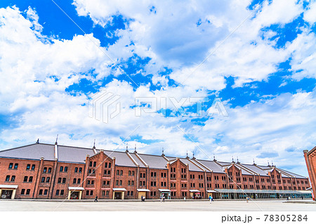 横浜の都市風景 みなとみらい 赤レンガ倉庫周辺の風景 横浜の都市風景 みなとみらい 赤レンガ倉庫周辺の風景 78305284