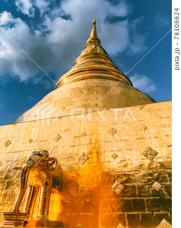 Wat Phra Singh Woramahawihan Gold Temple in Chiang Mai, Thailand Wat Phra Singh Woramahawihan Gold Temple in Chiang Mai, Thailand 78306624
