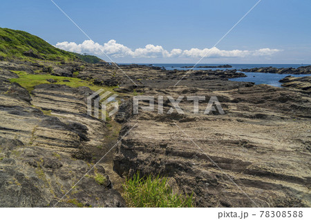 城ヶ島 岩石海岸の風景【神奈川県・三浦市】 城ヶ島 岩石海岸の風景【神奈川県・三浦市】 78308588