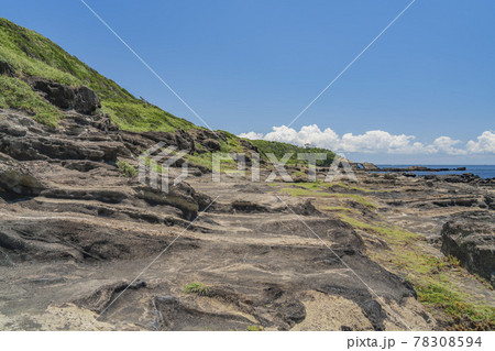 城ヶ島 岩石海岸の風景【神奈川県・三浦市】 城ヶ島 岩石海岸の風景【神奈川県・三浦市】 78308594