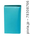 blue leather case isolated 78308766