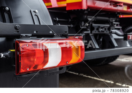 twilight of a truck or tractor and other construction equipment twilight of a truck or tractor and other construction equipment 78308920