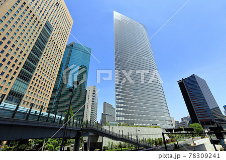 東京 汐留の都市風景 汐留シティセンターと電通本社ビル 東京 汐留の都市風景 汐留シティセンターと電通本社ビル 78309241