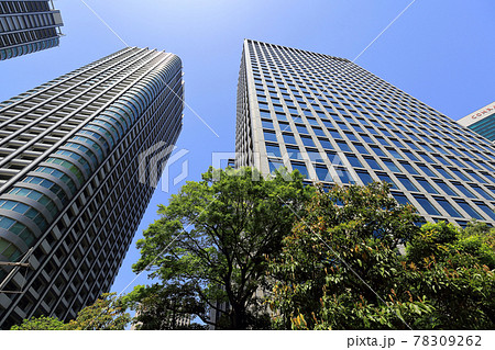 東京 汐留の都市風景 東京ツインパークスと日本通運本社ビル 東京 汐留の都市風景 東京ツインパークスと日本通運本社ビル 78309262